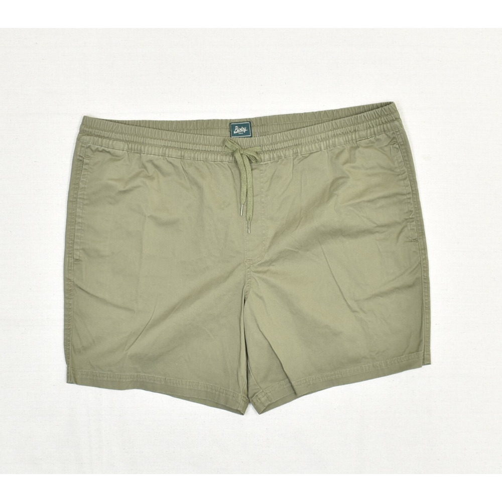Bixby Men's Bermuda Shorts Drawstring Solid Cotton Green Size 44